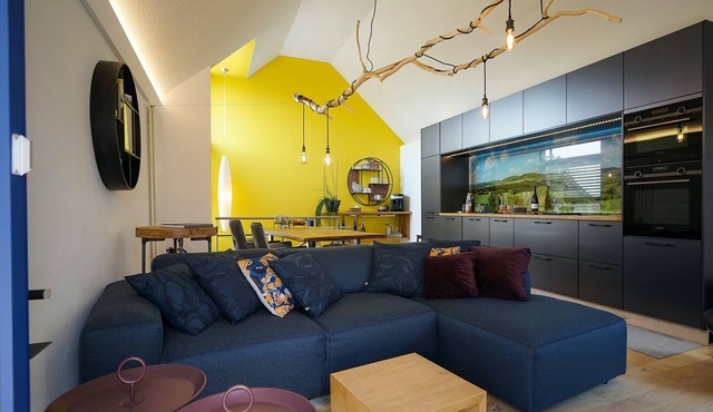 Modern loft with terrace in the Hessian KegelSpiel! in Hünfeld