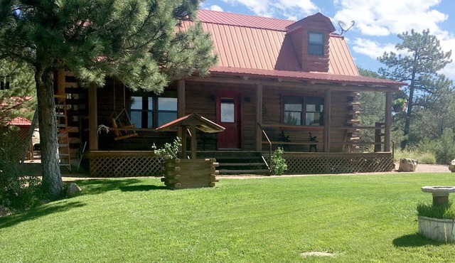 Modern Log Cabin in Colorado Wilderness
