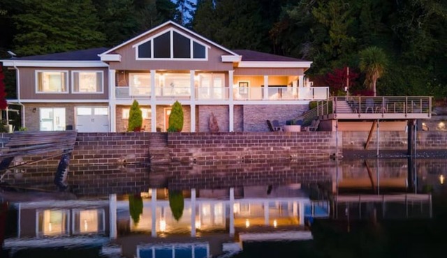 Modern Luxe Waterfront Home