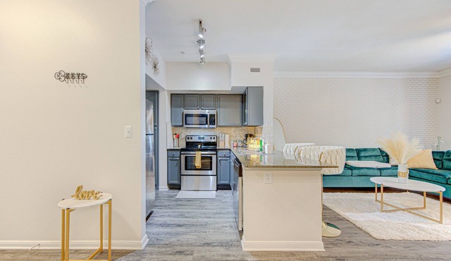 Modern Luxury apt, med center, mins from downtown
