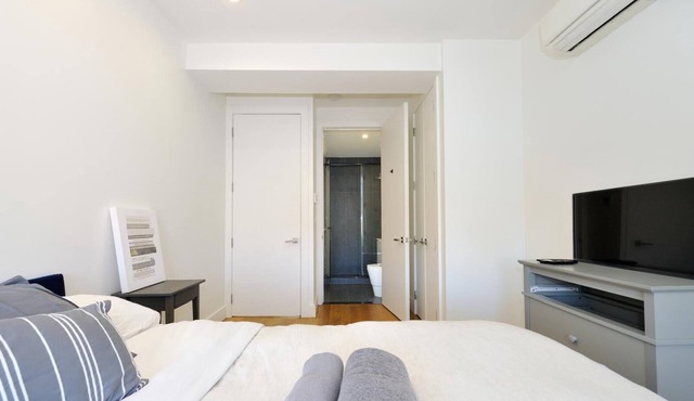 Modern Luxury & Privacy: Spacious 2BR/2BA with Sunny Terrace in Prime Brooklyn