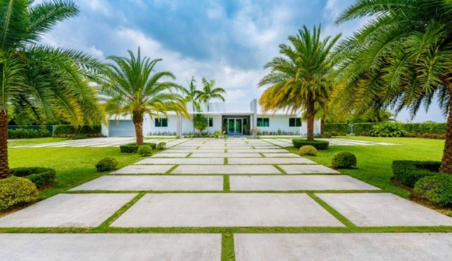 Modern Miami Gated Estate with Resort Style Amenities