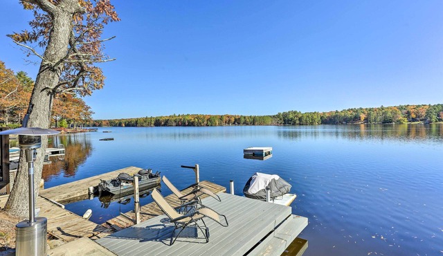 Modern Mohican Lake Abode w/Fire Pit & Views