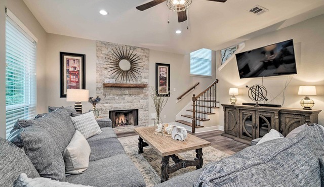 Modern Montgomery Home w/Backyard, Deck, & Grill