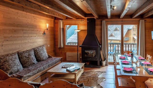 Modern mountain chalet in Pra Loup with 3 bedrooms