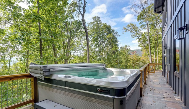 Modern Nellysford Getaway w/View: Deck & Fire Pit