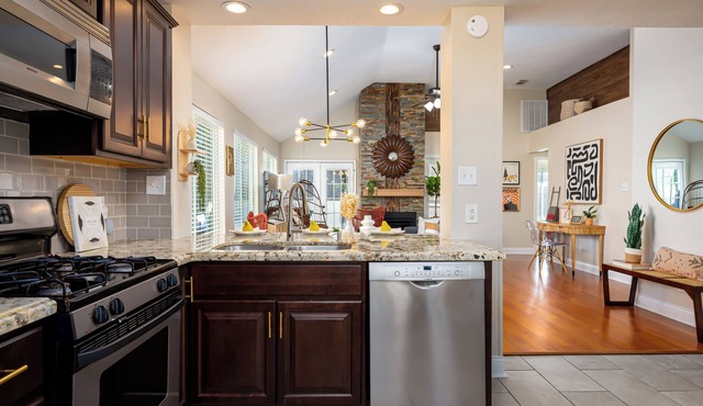 Modern & New #Katy w/Spacious Backyard Firepit