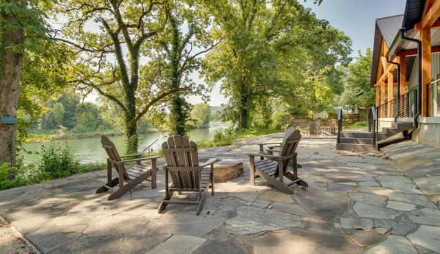 Modern Norfork River Cabin Rental w/Shared Dock!