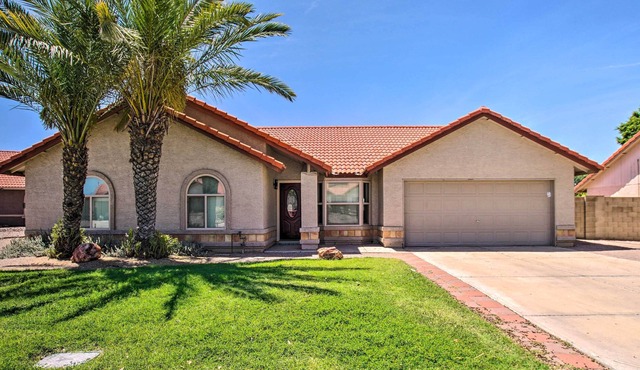Modern Oasis w/ Heated Pool, Grill, & Fire Pit!