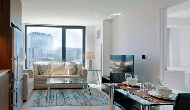 Modern One Bedroom Apartment in Boston Seaport