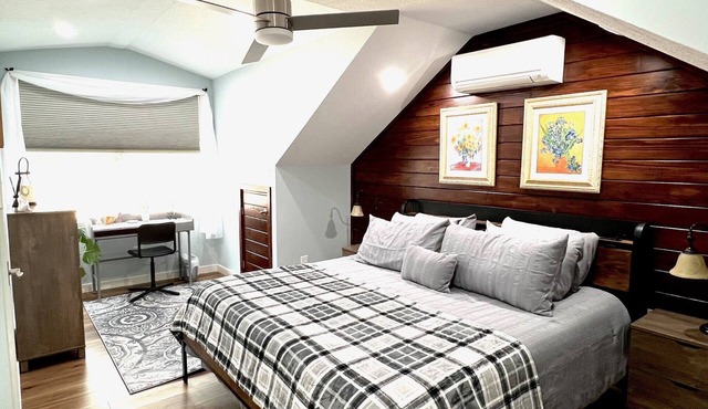 Modern Open Floor Plan Guest Apt with King