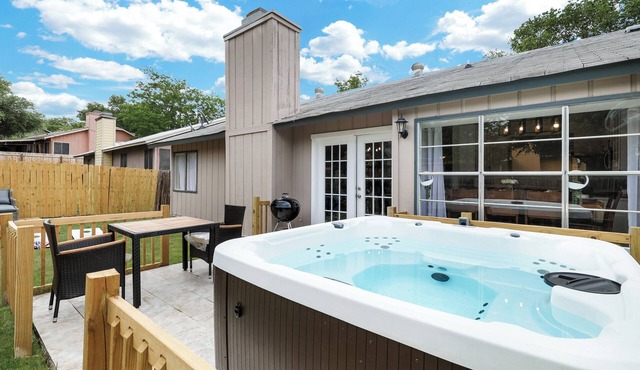 Modern Paradise | Hot Tub Game Room Swing Set BBQ