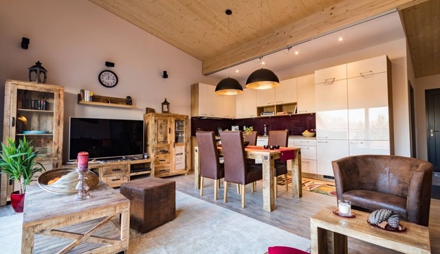Modern penthouse (90 sqm) with two bedrooms and a large terrace in Tauberbischofsheim