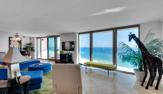 Modern Perdido Key Beachfront Penthouse - 3 Bedroom, 3 Bath, Amazing Views, Pool