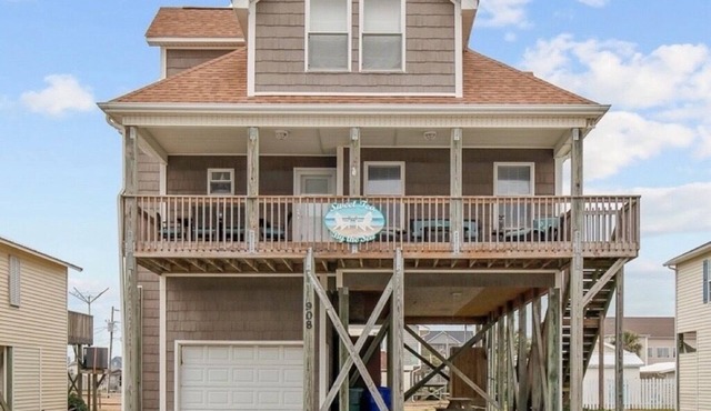 Modern Pet Friendly Home ~Ocean & ICW Views + Elevator 🐬☀️🌊
