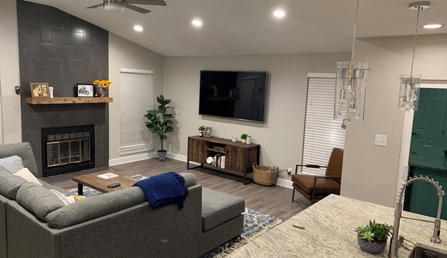 Modern, Pet-Friendly, Amazing backyard home in peaceful neighborhood.