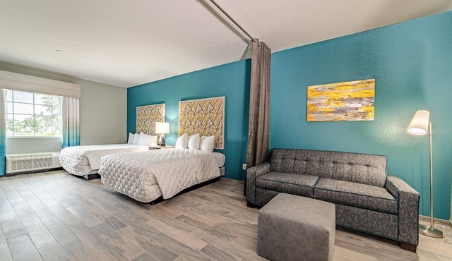 Modern Queen ADA Hotel Suite