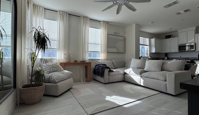 Modern Retreat and Comfort with Two Master Suites, Gym and Full Kitchen