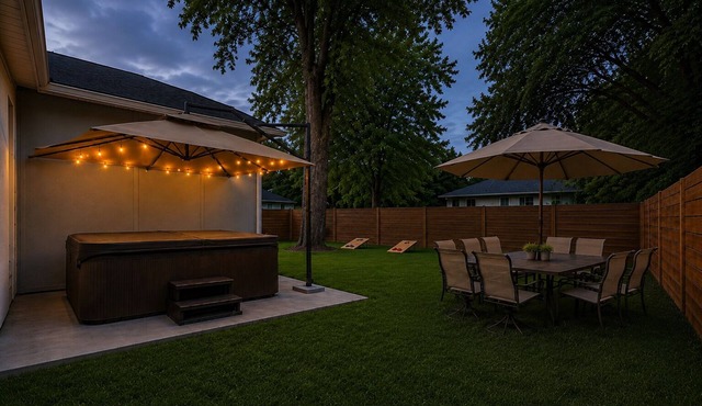 Modern Retreat Hot Tub Games Near Deep Ellum & Downtown Dallas