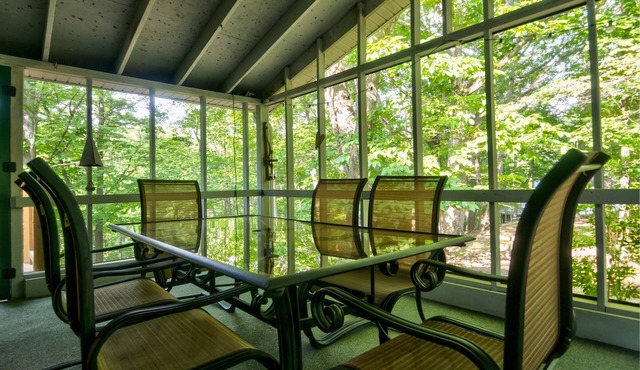 Modern Retreat in The Woods with Pool Access