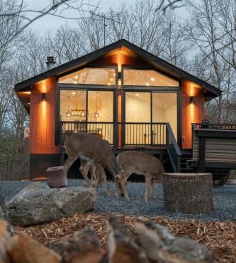 Modern Retreat Poconos 3BR Fire Pit Skiing