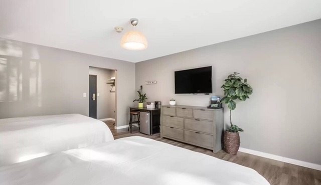 Modern Room Near Indoor Pool