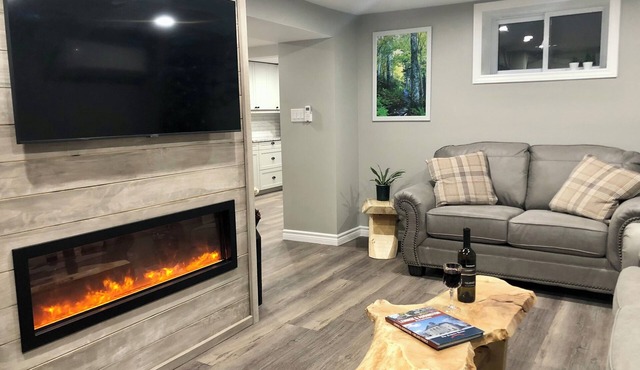 Modern Rustic Charm Apartment. Quiet setting. Only a 4 minute drive to downtown!