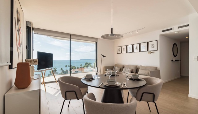Modern sea front Lighthouse