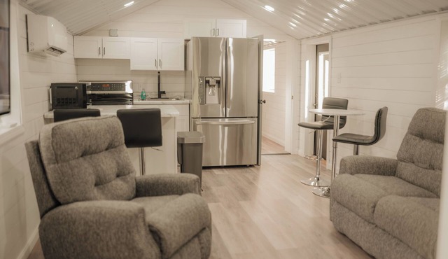 Modern Secluded Riverfront Cabin