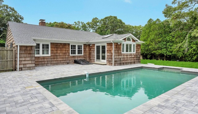Modern Southampton Retreat with Private Pool & Lush Outdoor Oasis