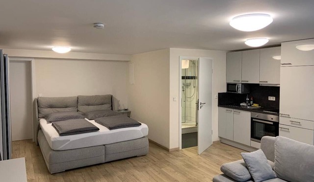 Modern studio for 4 people (approx. 30 sqm) in Sulzbach am Main