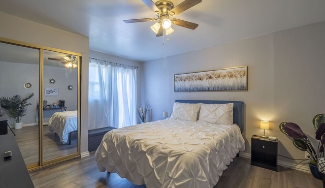 Modern studio in Carmichael | Netflix | Work Desk