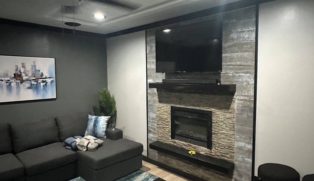 Modern styled 3 Bdrm 2 bath with a Game Room and large sitting and dining area.