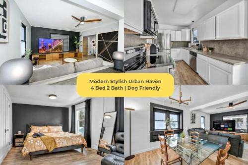 Modern Stylish Urban Haven 4 Bedroom 2 Bath - Dog Friendly