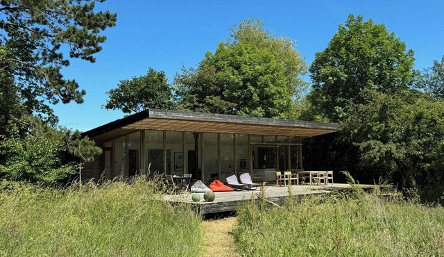 Modern summer house close to sea on Samsø