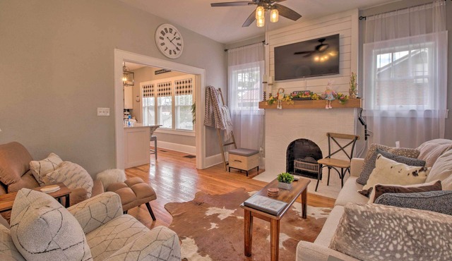 Modern, Sun-Lit Retreat w/Fire Pit & Yard!