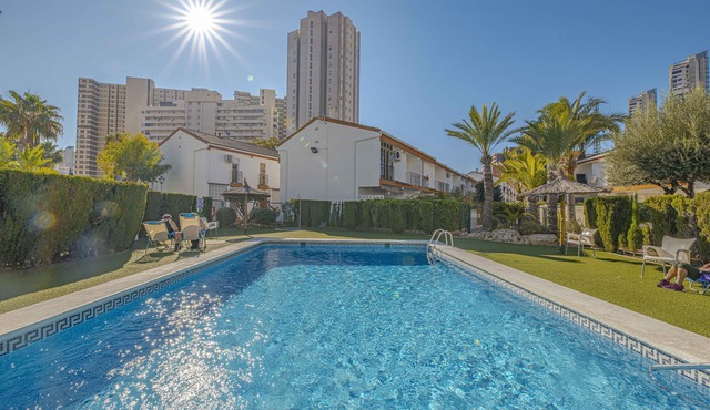 Modern Town House at Levante Beach (WiFi, AirCon, UK TV, Swimming Pools)