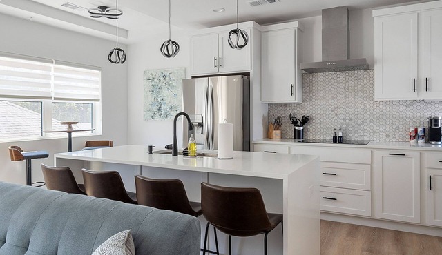 Modern Townhome Rooftop Backyard Garage 2