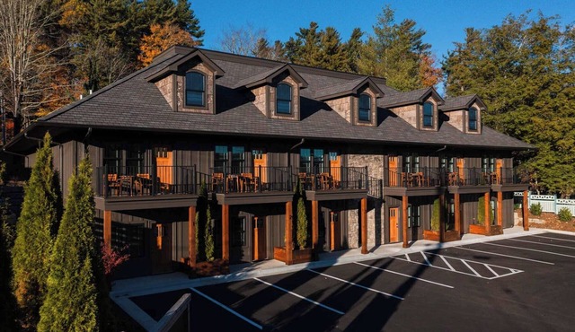 Modern Townhome with Balcony Located on Main St In Downtown Blowing Rock
