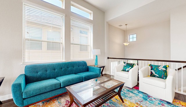 Modern townhome with enclosed yard, private balcony, & W/D - near local park