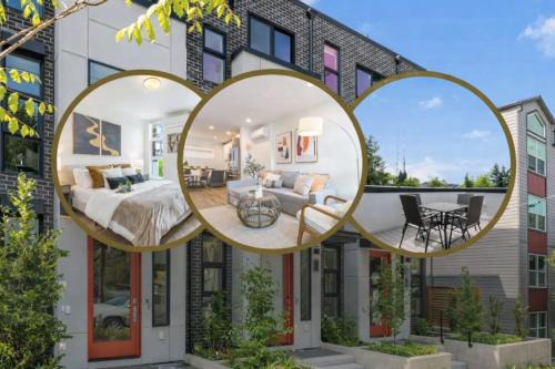 Modern Townhome with Rooftop Views, Walkable Location and Direct Bus to SEA