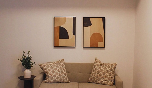 Modern Uptown Gem AC, Gym, & Free Parking Near Saint Joseph’s hospital