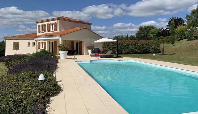 Modern villa with private pool and garden