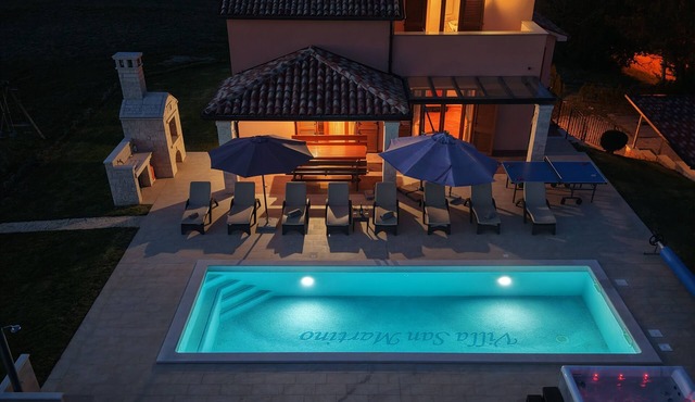 Modern Villa in Istria with Heated Pool, Jacuzzi & Total Privacy