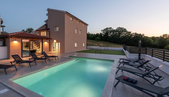 Modern Villa in Karojba with private pool.