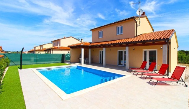 Modern villa with private pool and garden