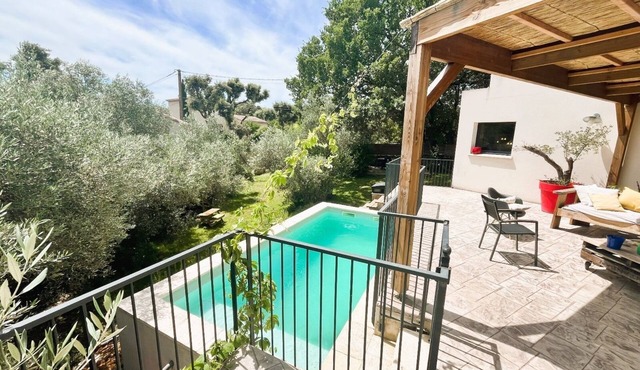 Modern villa with swimming pool