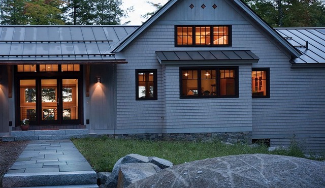 Modern waterfront home on Squam Lake