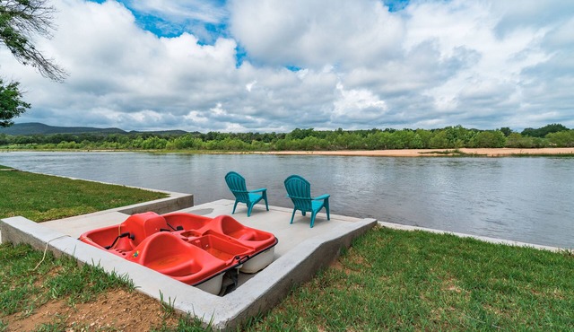 Modern Waterfront Home on the Llano Arm of LBJ - Great for All Ages!