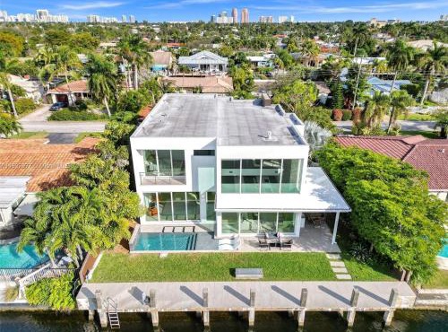 Modern waterfront property